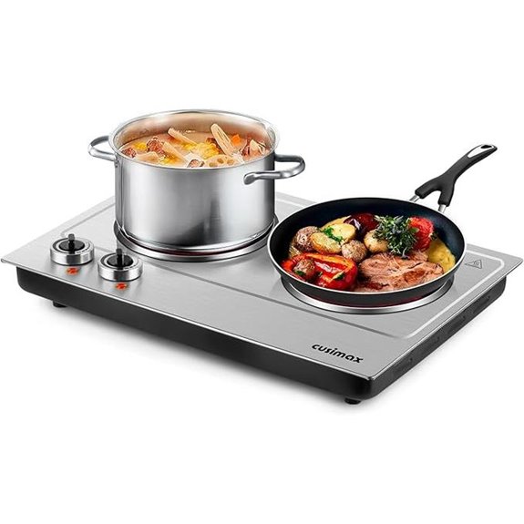 Cusimax Infrared Double Burner Electric Stove
