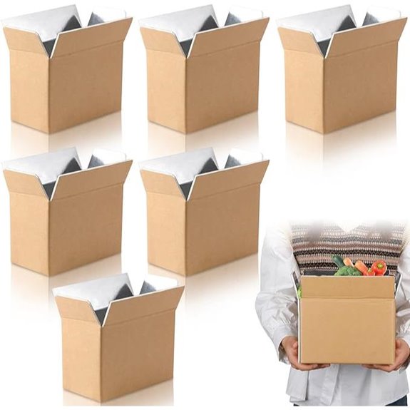 Double Insulated Shipping Box with Foil Cooler (6)