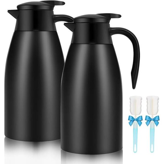68oz Insulated Coffee Carafe (2 Pack) Vacuum Dispenser