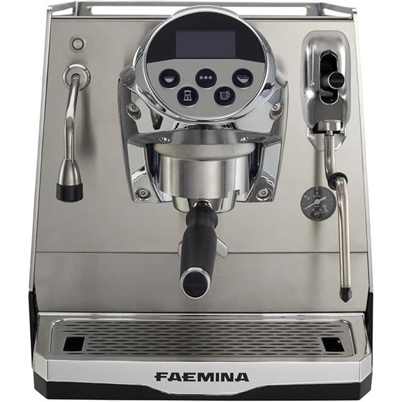 Faemina Espresso Machine with Steam Wand & Dual Boiler