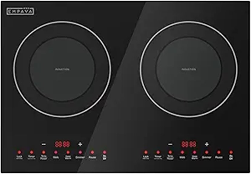 Empava Double Induction Cooktop with 2 Burners