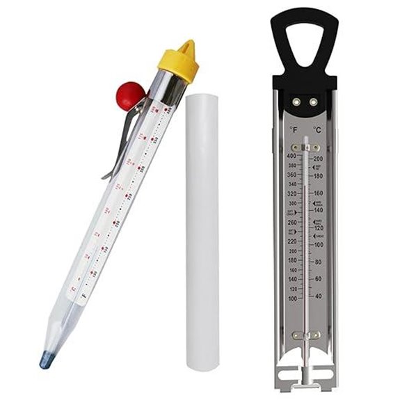 Candy Thermometer with Pot Clip (2 Pack)