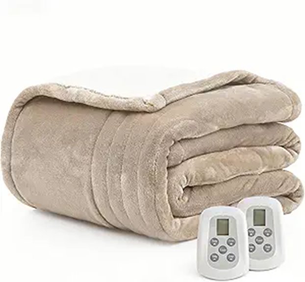 Heated King Electric Blanket with Dual Control