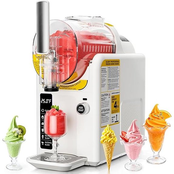 2-in-1 Slushie & Ice Cream Maker with Presets