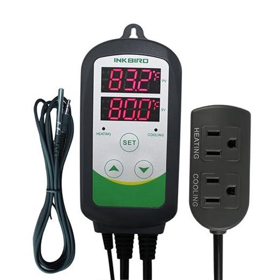 Inkbird Dual Stage Temperature Controller with NTC Probe