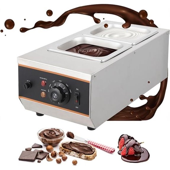 Chocolate Tempering Machine with Dual Tanks