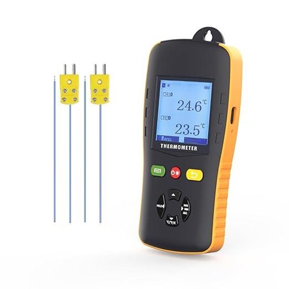 Tzone Dual Probes Thermocouple Data Logger USB