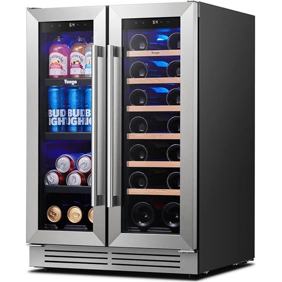 Yeego Dual Zone Wine & Beverage Cooler (36-72°F)