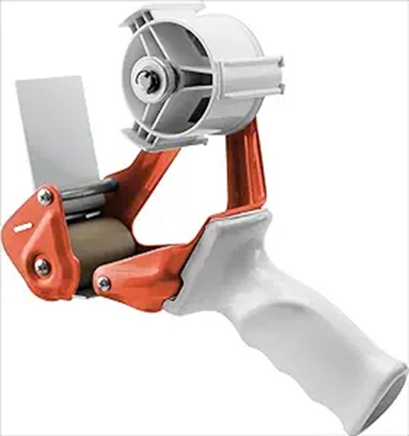 Heavy Duty Metal Tape Dispenser with Ergonomic Handle