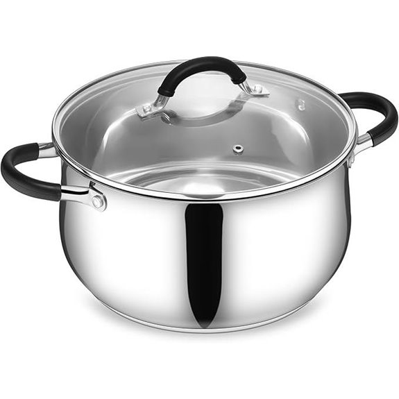 E-far 8-Quart Stainless Steel Stock Pot