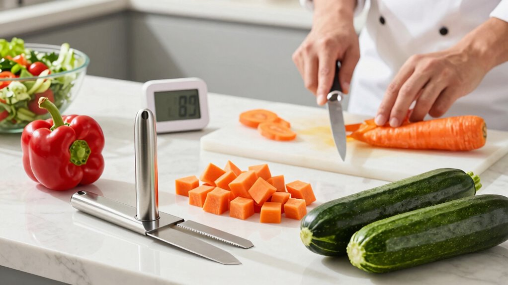 efficient uniform ingredient preparation