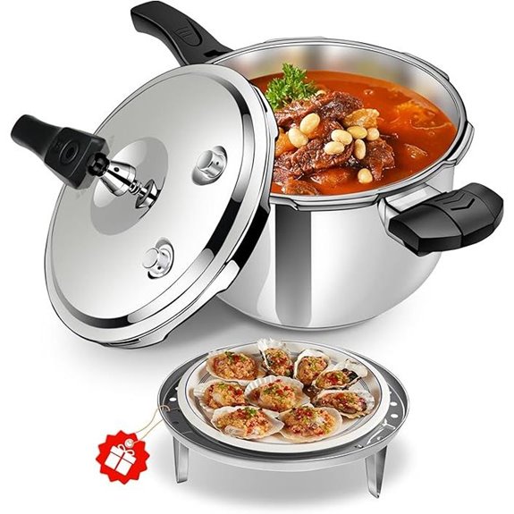 8-in-1 3QT Stainless Steel Pressure Cooker