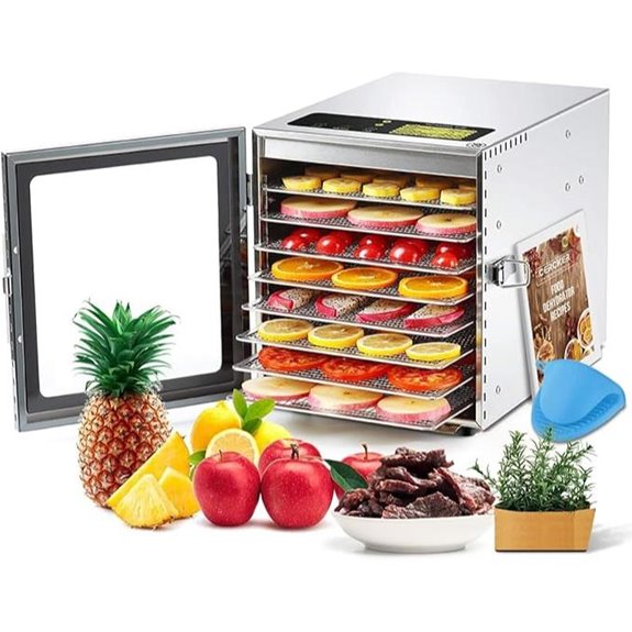 Food Dehydrator with 8 Trays and 500W