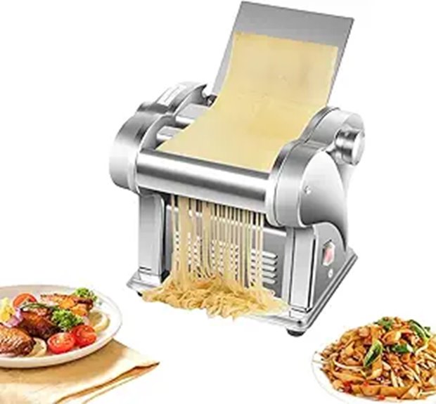 Electric Pasta Maker with Adjustable Thickness