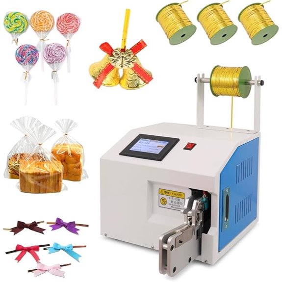Electric Twist Tie Machine with Metal Bands