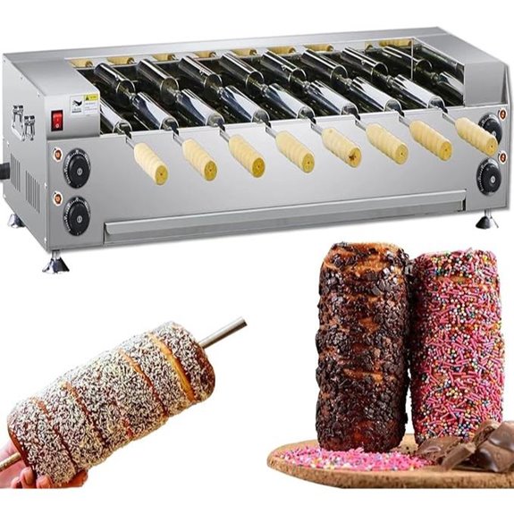 Electric Chimney Cake Oven and Roller Machine