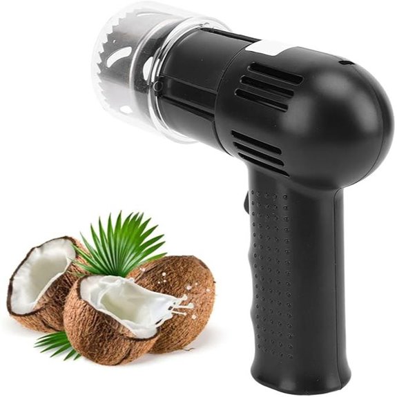 Zunate Electric Coconut Opener and Shredder Tool