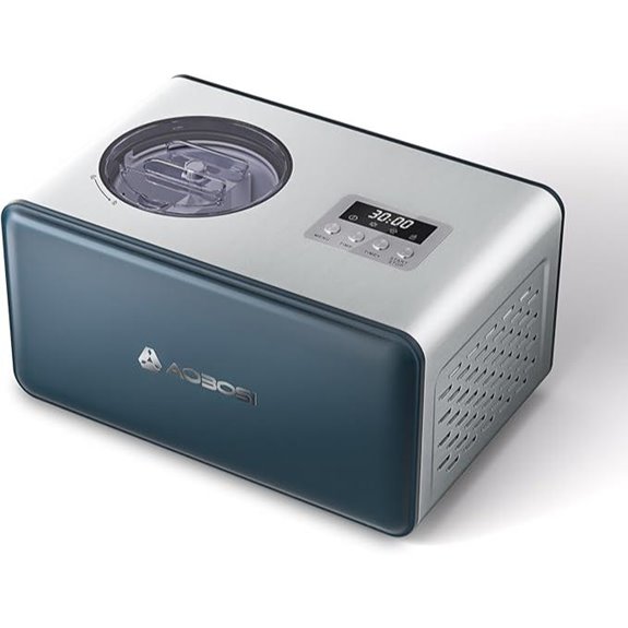 AAOBOSI Electric Ice Cream Maker with Compressor