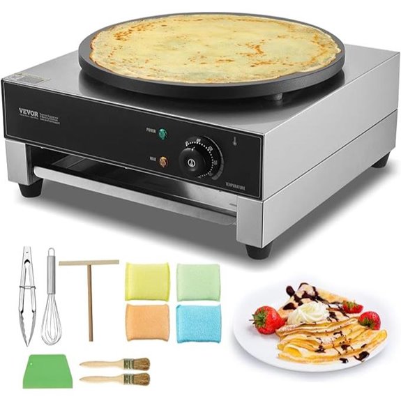 VEVOR Electric Crepe Maker with Temp Control