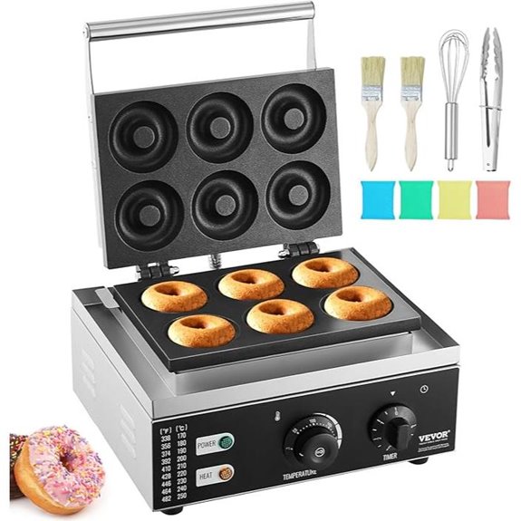 VEVOR Electric Donut Maker with 6 Holes