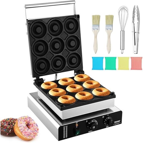VEVOR Electric Donut Maker with 9 Holes