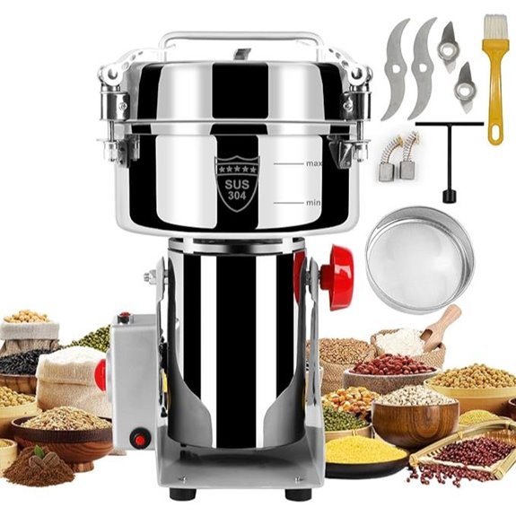 Electric Grain Mill Grinder for Flour and Spice