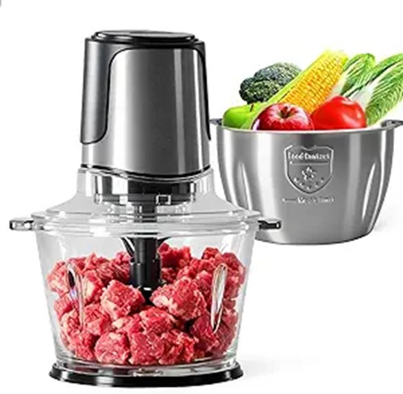 OLIXIS Electric Food Processor with Meat Grinder