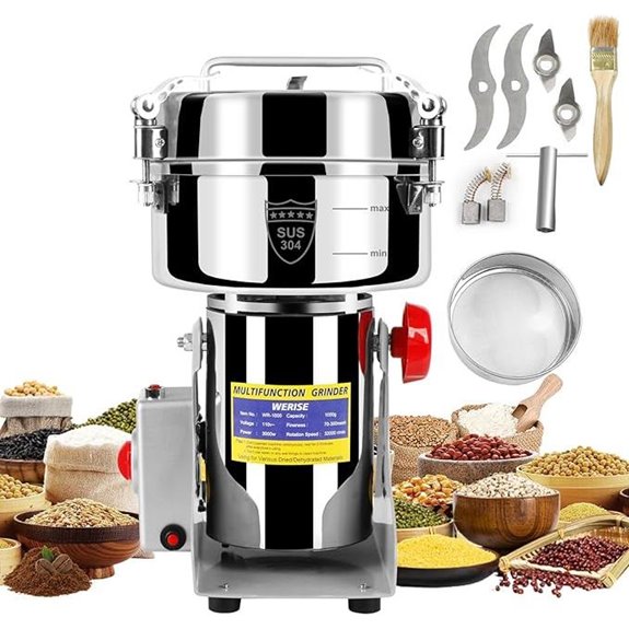 Electric Grain Mill Grinder for Home and Commercial Use