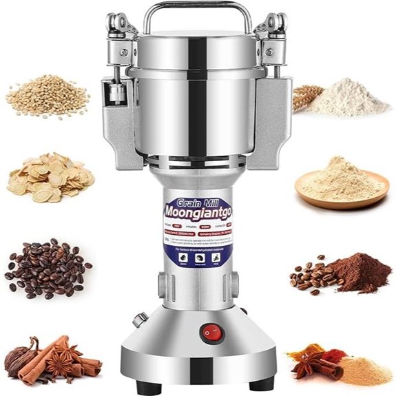Moongiantgo Electric Grain Mill Grinder 150g