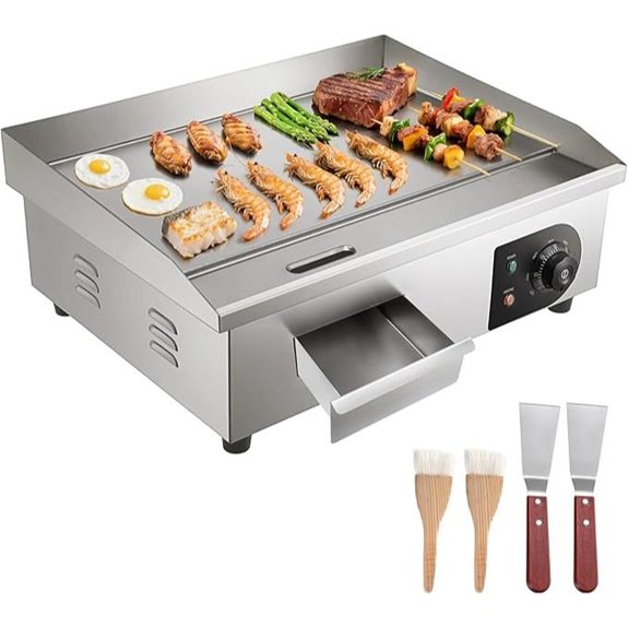 VEVOR Electric Griddle 21x12 with Accessories