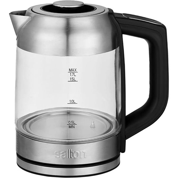 Salton Temperature Control Kettle 1.7L With Tea Steeper