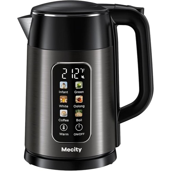 Mecity 1.7L Electric Kettle with Touch Control