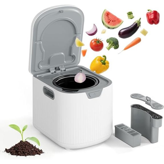 electric kitchen compost bin