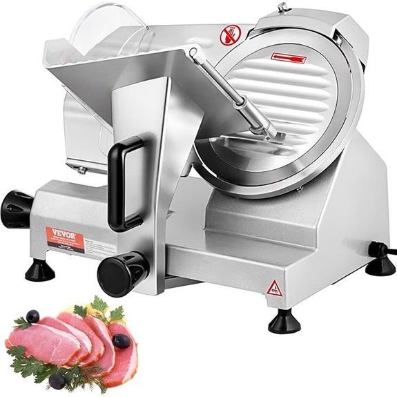 VEVOR Electric Meat Slicer with Adjustable Thickness