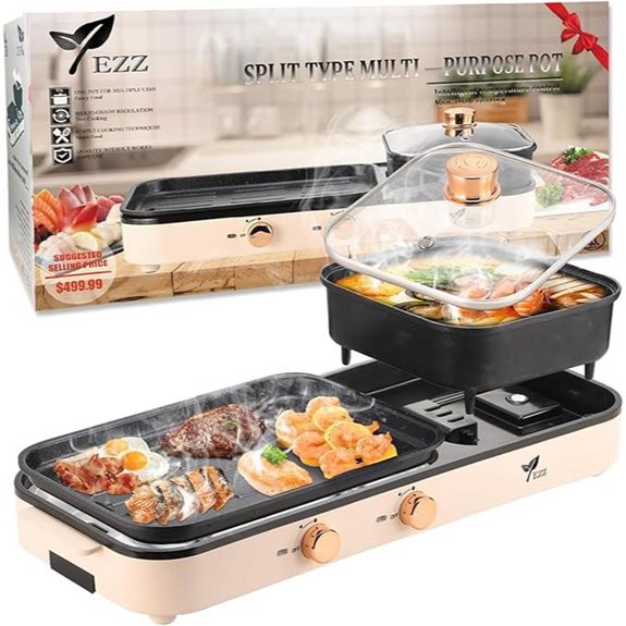 2025 Multi-function Electric Hot Pot with Grill