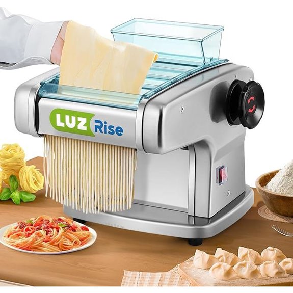 Electric Pasta Maker with Multiple Thickness Settings