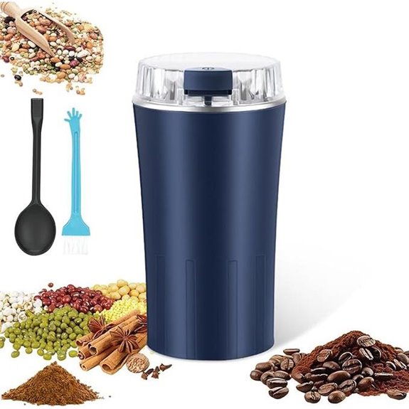 Electric Coffee & Spice Grinder with Stainless Steel Blades
