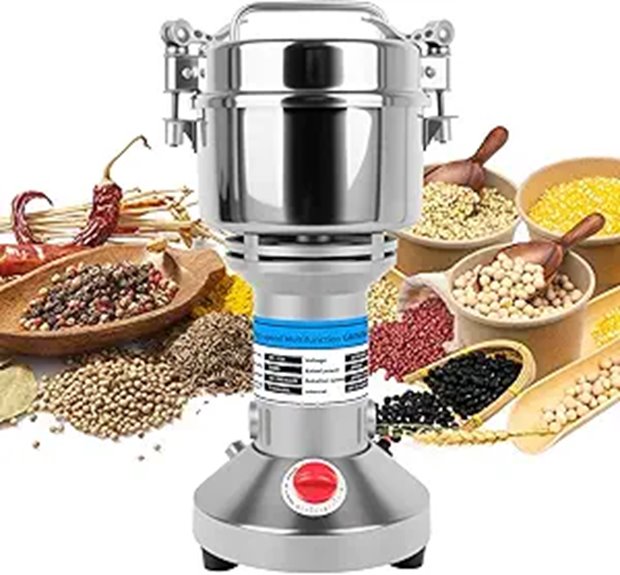 Electric Stainless Steel Grain Mill Grinder