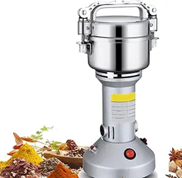 Electric Stainless Steel Grain Grinder Mill 250g