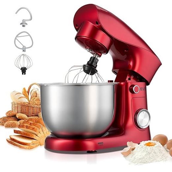 VEVOR 4.4 Qt Electric Stand Mixer with Accessories
