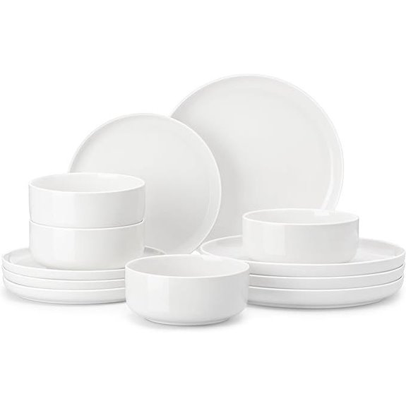Malacasa 12-Piece Porcelain Dinnerware Set