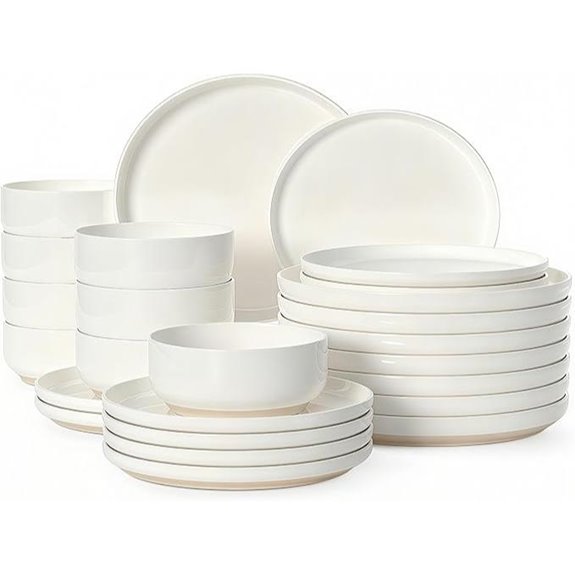 Porcelain Dinnerware Set for 8 24 Pieces