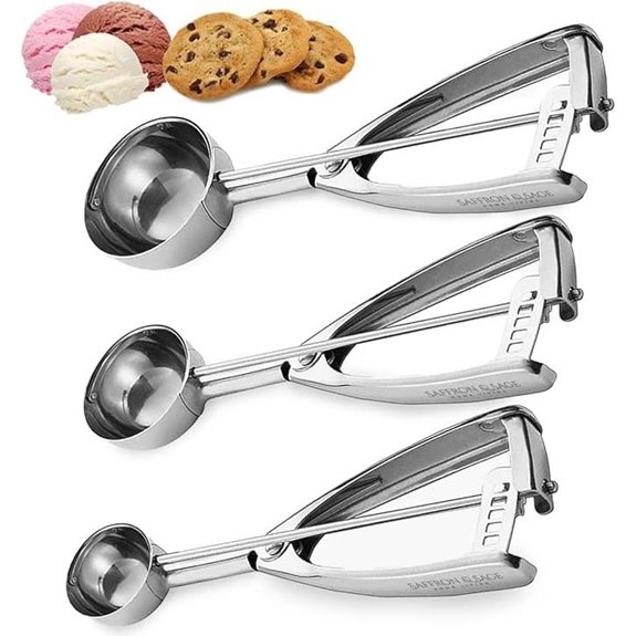 Saffron & Sage Cookie Scoop Set (3-Piece)