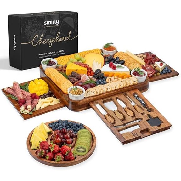 SMIRLY Charcuterie Boards Set for Weddings and Gifts