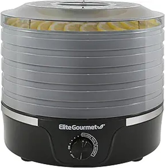 Elite Gourmet Food Dehydrator with 5 Trays