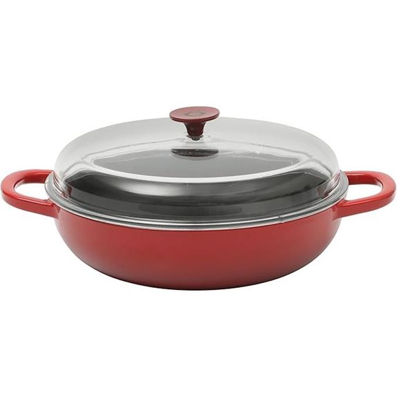 Crock Pot Artisan 5-Quart Enameled Cast Iron Skillet
