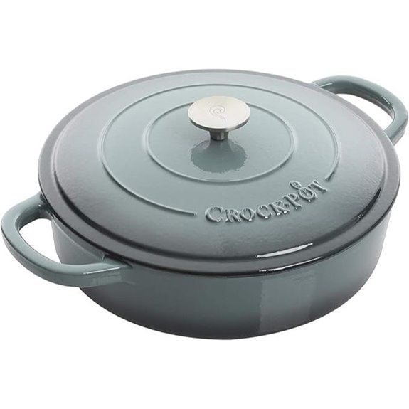 Crock-Pot Artisan 5-Quart Enameled Cast Iron Braiser