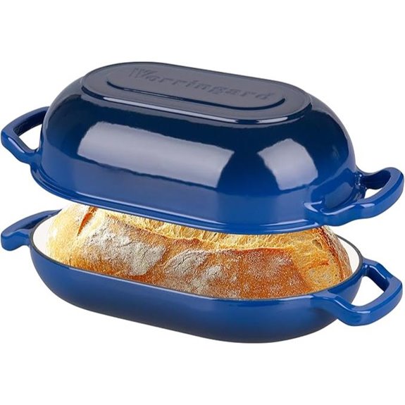 Enameled Cast Iron Bread Oven and Pan