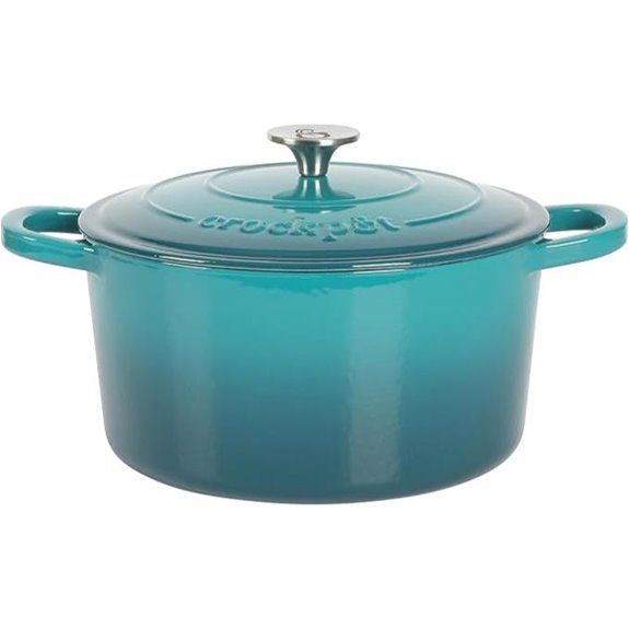 Crock Pot Artisan 6-Quart Enameled Cast Iron Dutch Oven