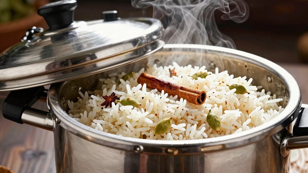 enhance rice with aromatics